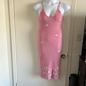 $10 Moving Sale!!! Cider Pink Floral Embroidered Dress
